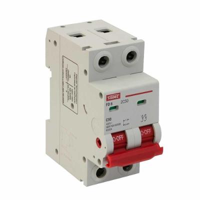 Disjuntor Termomagnético FD Bipolar 2P C50 6kA 380V~ Fame Brasil