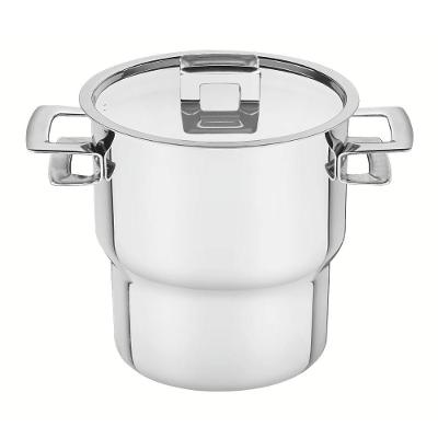 Cuscuzeira Brava para Cozinhar em Aço Inox com Tela Perfurada Cozinha Prata Tramontina 2,1L
