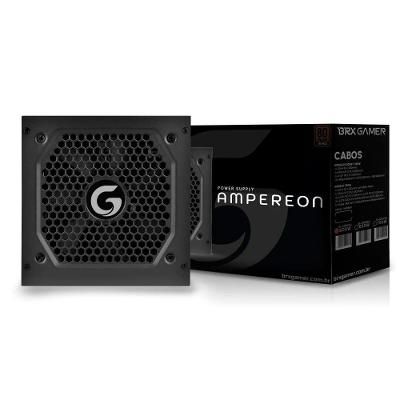 Fonte de Alimentação ATX 2.52 Ampereon 500W 80 Plus Bronze Bivolt Ventoinha 120mm Preto BR-X
