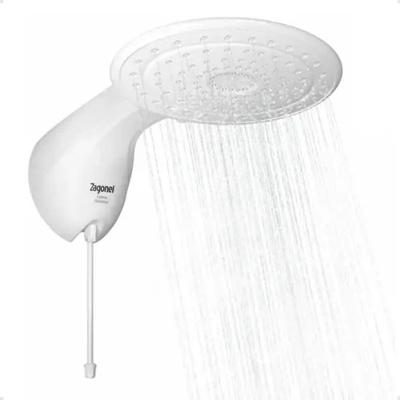 Ducha Optima Turbo Eletrônica 7700W Parede Pressurizador Branco Zagonel 220V