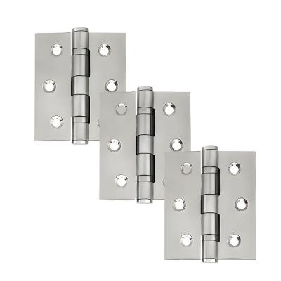 Dobradiça para Porta 3.1-2 com Rolamento Embutir Tráfego Intenso Inox 304