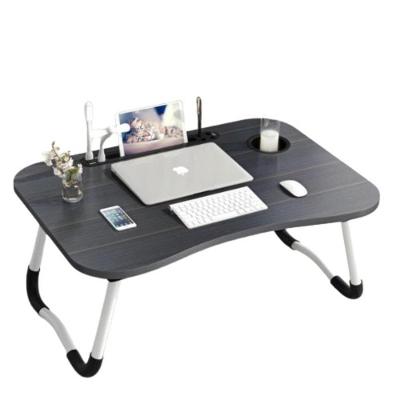 Mesa para Notebook Retangular Home Office Moderno MDF 40CM Preto com Usb Yeet