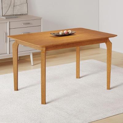 Mesa de Jantar CRJCM-MES004 6 Lugares Retangular MDF 160CM Cinamomo