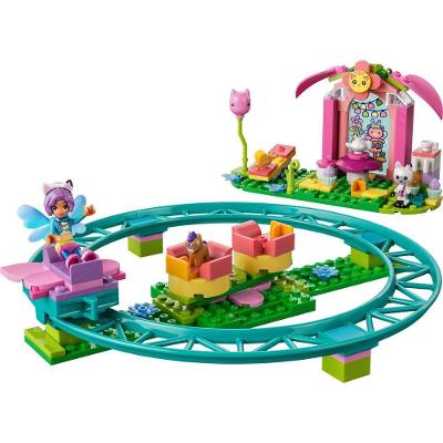 Brinquedo de Construção 11214 Montanha-russa de Borboletas Xícaras Giratórias Rosa Lego