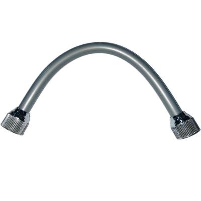 Kit 5 Engates Flexíveis PVC 1-2 30CM Cinza Cromado Cipla