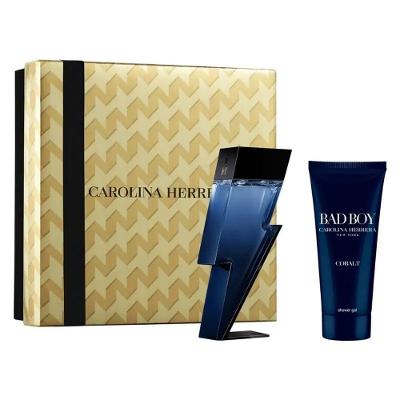 Kit Perfume Bad Boy Cobalt Masculino Eau de Parfum Aromática Amadeirada 100ML Carolina Herrera