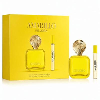 Kit de Perfume Amarillo Feminino Eau de Parfum Floral 100ML Shakira