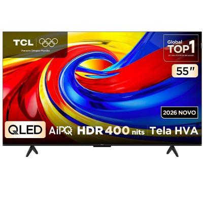 Smart TV TCL 55P7L 55 QLED 4K UHD Preto