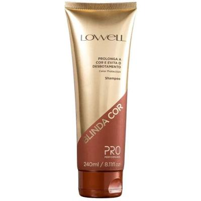 Shampoo Blinda Cor Pro Performance para Cabelos Coloridos com Filtro Solar Lowell 240ML