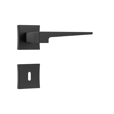 Fechadura Externa 3200 Roseta Black com Bloqueio Eficiente Preto Stam Metalúrgica 55MM