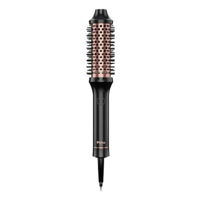Escova Modeladora PEC17A Tubo 38MM 75W Cerâmica com Íons Preto Rosê Bivolt