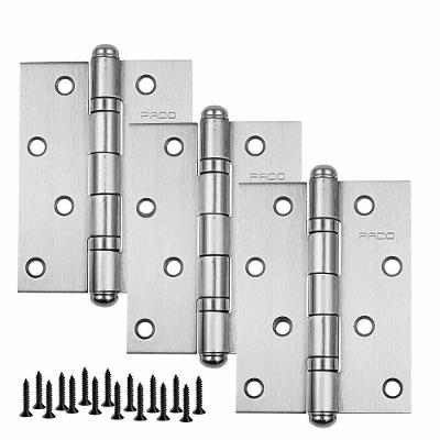 Dobradiça para Porta 4030 com Rolamento Inox Escovado Pado 3 Peças