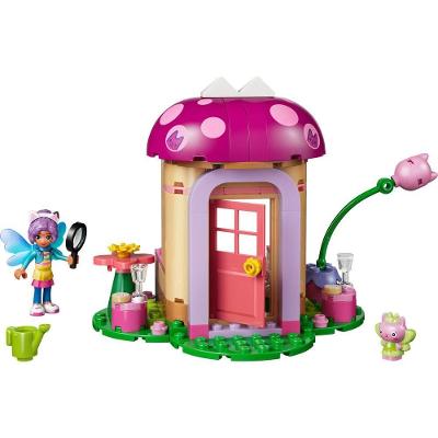 Kit de Casa de Bonecas Casa de Jardim da Fada Gatinha Faz de Conta com Peças Grandes Lego