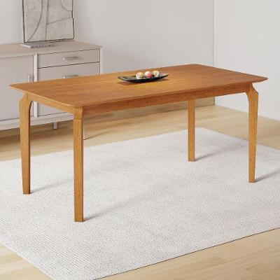 Mesa de Jantar CRJCM-MES005 6 Lugares Retangular MDF 180CM Cinamomo