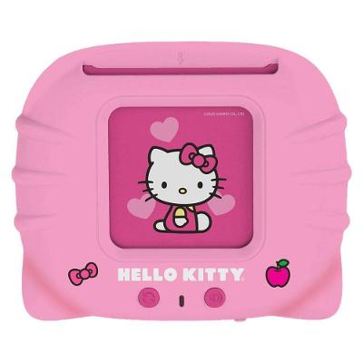Leitor de Cartão Educativo Hello Kitty 224 Cartões Bilíngues Branco Candide