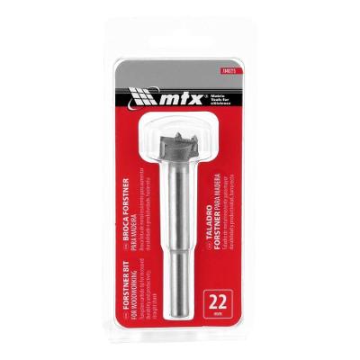 Broca Fresa Forstner 22mm Aço 45 Madeira MDF HDF MTX 1 Peça