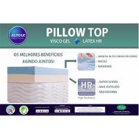 Pillow Top Visco Nasa Gel + Látex HR Foam King 8cm - Aumar - 2