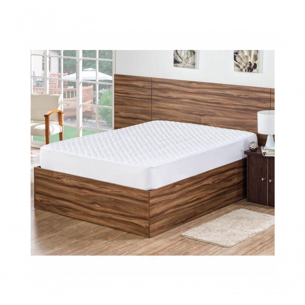 Protetor para Colchão Solteiro Impermeável Branco - 1