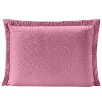 Porta Travesseir Rosa caqui Avulso Dupla Face com Zíper - 1