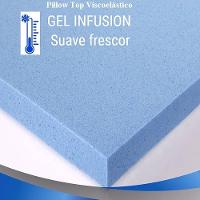 Pillow Top Visco Nasa Gel Cristais de Energia King Aumar - 1