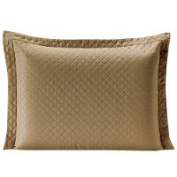 Porta Travesseiro Caqui branco Avulso Dupla Face com Zíper - 1