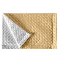 Porta Travesseiro Caqui branco Avulso Dupla Face com Zíper - 4