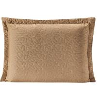 Porta Travesseiro Caqui preto Avulso Dupla Face com Zíper - 1