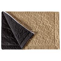 Porta Travesseiro Caqui preto Avulso Dupla Face com Zíper - 5