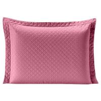 Porta Travesseiro Rosa branco Avulso Dupla Face com Zíper - 1