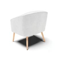 Kit 02 Poltronas no Branco Pés Palito D'rossi