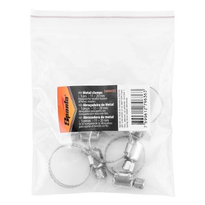 Abraçadeira de Aço Galvanizado 11-20mm Rosca sem Fim Alta Resistência Inox Sparta Ferramentas 5