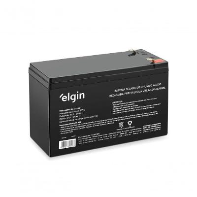 Bateria Selada F187 VRLA-AGM 7,0AH Terminal F1 Cinza Elgin 12V
