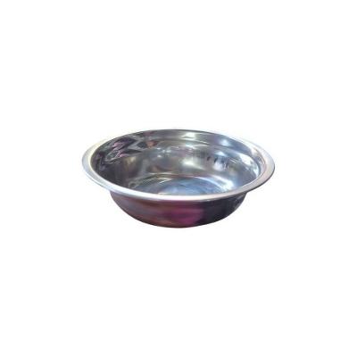 Bacia de Aço Inox Resistente Profissional para Cozinha Tigela para Salada Frutas e Verduras Prata