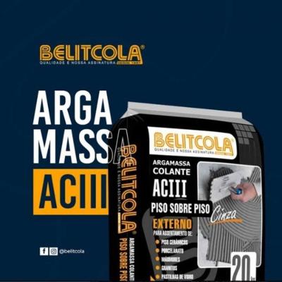 Argamassa Externa AC3 para Assentamento Alta Resistência e Excelente Aderência Cinza 20kg