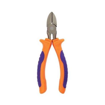 Alicate de Corte Diagonal Revestido Laranja Roxo 6 Polegadas Etilux