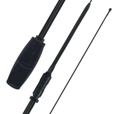 Antena Px Viúva Negra 11m Base Pu e Bobina Conector UHF Macho Ganho 2 Dbi Aquário