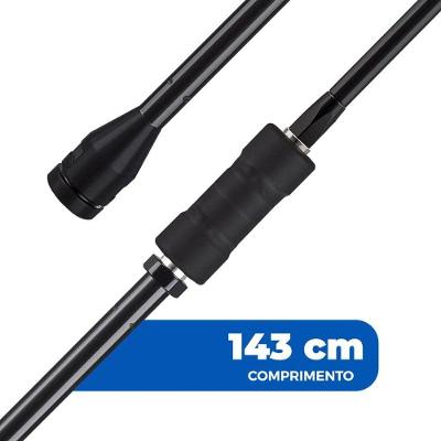 Antena Aquário Viuva Negra Base Prolongada Bobina Central Ganho 2 Dbi Frequência 23,5 a 32 Mhz Preto