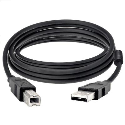 Cabo USB 2.0 Tipo a Macho X Tipo B Macho Alta Performance 480 Mbps Blindagem Dupla 5M