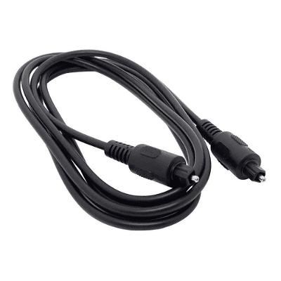 Cabo Toslink Óptico Digital SPDIF Áudio Alta Fidelidade Fibra Óptica Polimérica Bivolt 2M