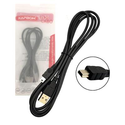 Cabo KAP-V3-1.5m Carregador e Dados USB Tipo a para Mini USB V3 1.5M Kapbom