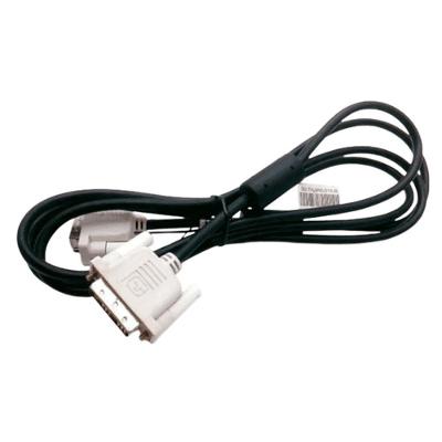 Cabo DVI 18+1 (Single Link) Transmissão Digital Branco Conectores Injetados 180CM
