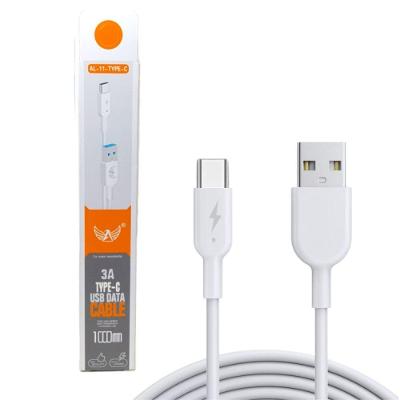 Cabo de Dados USB Tipo-C Altomex AL-11-type-c 3A Branco 1 Metro