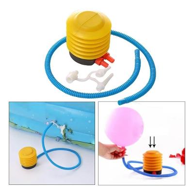 Bomba Inflador Sanfonado Manual para Inflar e Desinflar Boias Piscina Colchao Bote Inflavel Amarelo