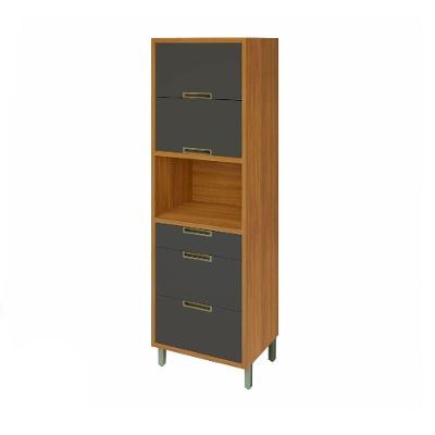Paneleiro 2 Portas 3 Gavetas Nesher Imperatriz 70cm Mdf
