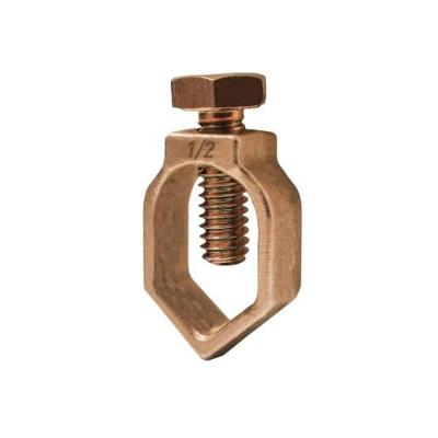 Conector para Terra Reforçado 1-2 Utilizado para Fixar com Segurança Cabo de Cobre à Haste