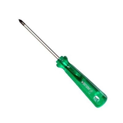 Chave Philips 1-4 X 4 Polegadas Ponta Imantada Cabo PVC Verde Etilux