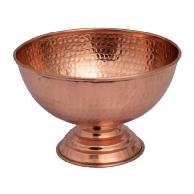 Champanheira 019G-M.Arte Balde Gelo Funda com Pé sem Alça Cobre Puro 10L Metal Arte