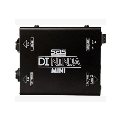 Direct Box Mini Ninja com DI Passivo e Balanceamento Preto Santo Angelo