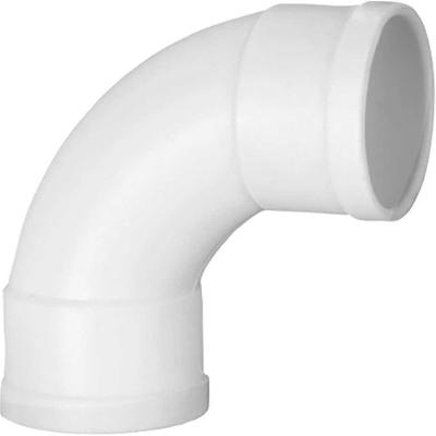 Curva de 90° para Esgoto Curta DN 40 599 Direcionamento e União PVC Branco Krona