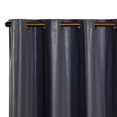 Cortina Blackout PVC Dupla 2 Folhas Controle de Luz Sala e Quarto Prata OEM